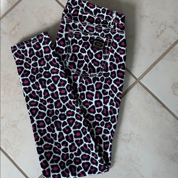 Michael Kors cheetah leopard print jean pants - Picture 1 of 7